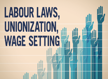 Labour Laws, Unionization, and Wage Setting